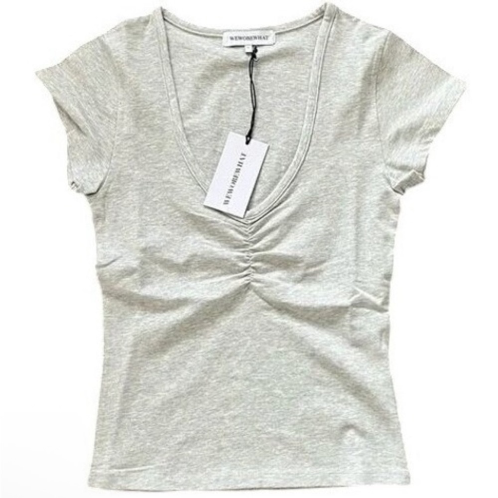 NWT Ruched Tee from WeWoreWhat